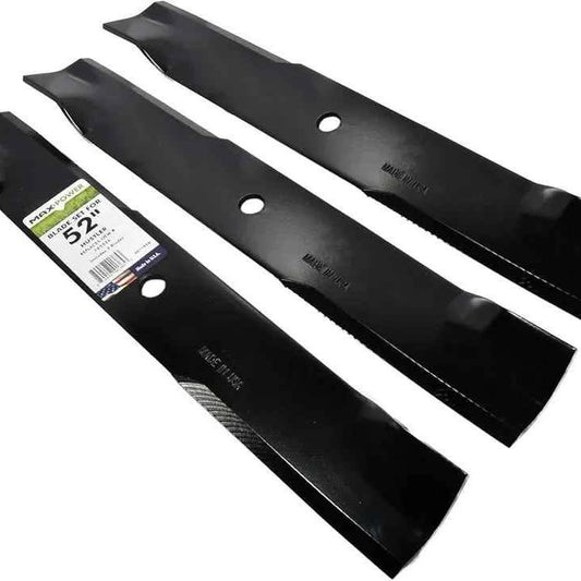 Juego de 3 cuchillas Maxpower 561145B para cortadoras de césped Hustle...