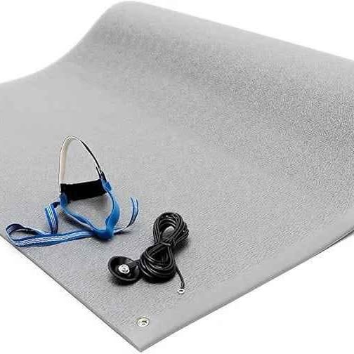 Bertech Kit de alfombrillas ESD para suelo (fabricado en Estados Unido...