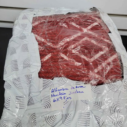 jinchan Alfombra de área de Navidad de 5 x 7 pies, alfombra lavable de...