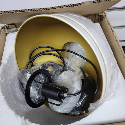 SEOL-Light - Lámpara colgante de poste con pantalla de cúpula de metal...