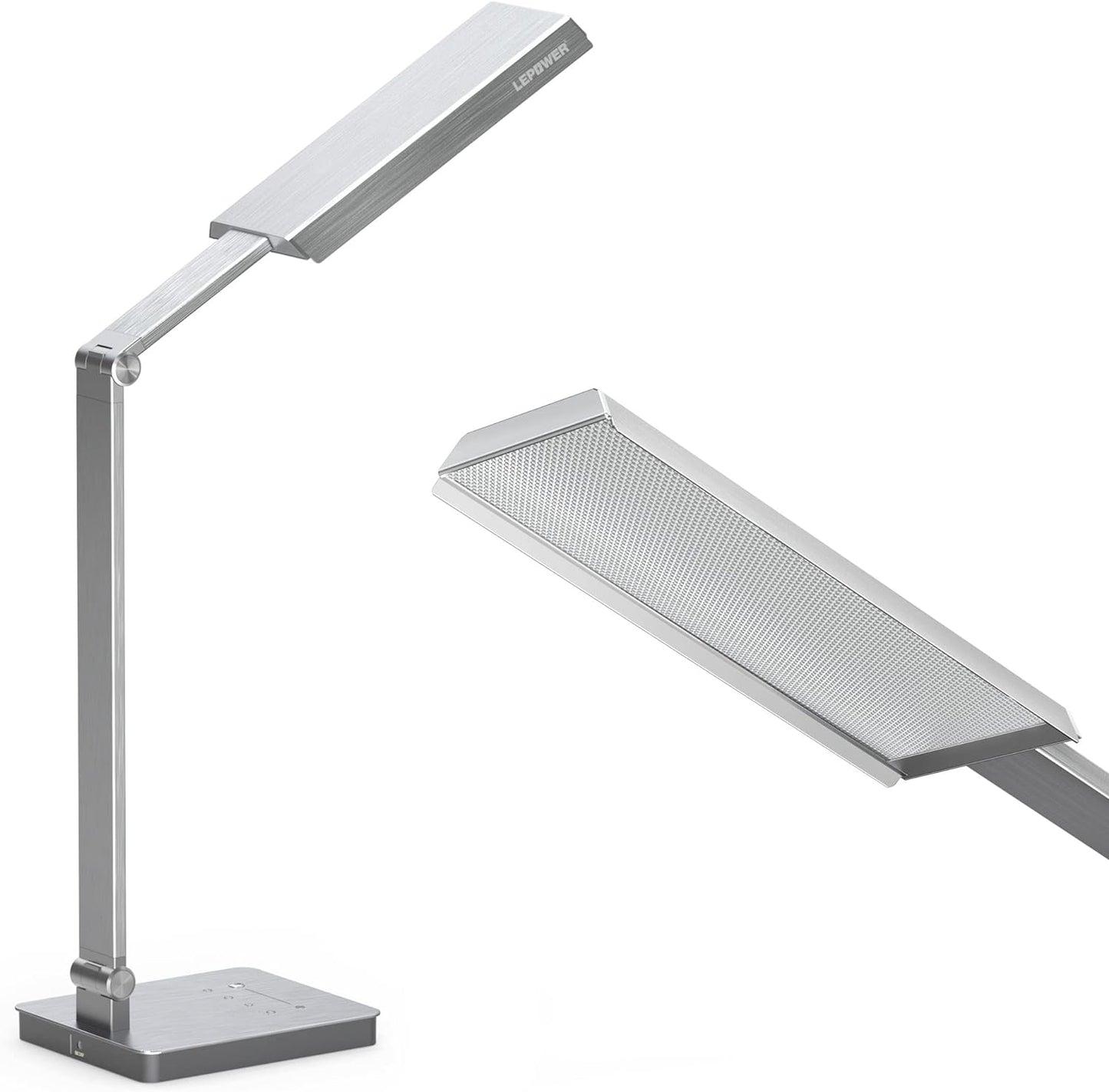 LEPOWER Lámpara de escritorio LED brillante – 900LM 24W Control táctil...