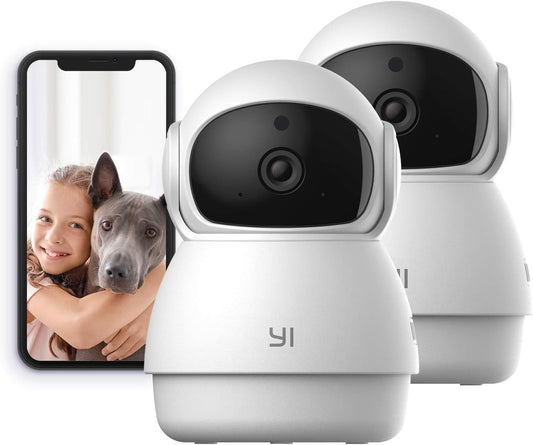YI - Cámara de seguridad IP inalámbrica WiFi para interiores, cámara D...