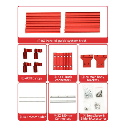 Sistema paralelo de aleación de aluminio mejorado para corte...