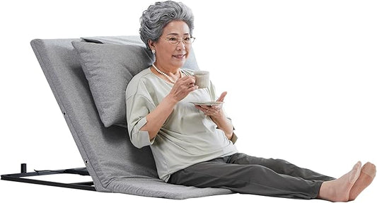 Respaldo de cama ajustable para pacientes ancianos lesionados, silla d...