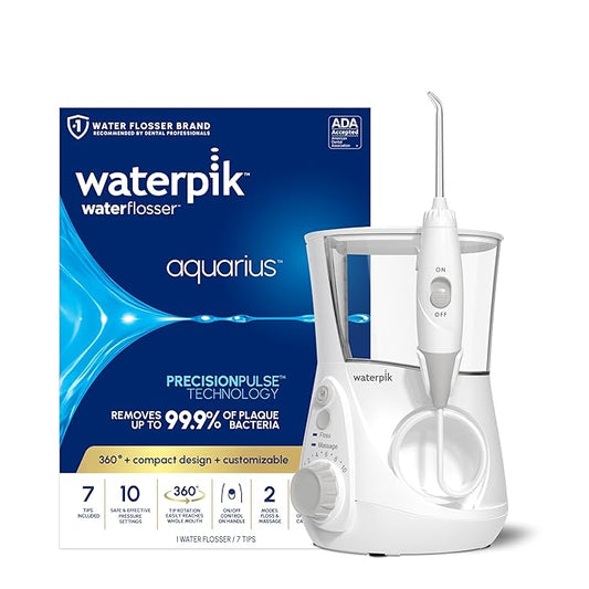Waterpik Acuario irrigador dental profesional para dientes, encías, ap...