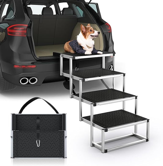 Rampa para perros grandes, rampa para perros para automóvil, escalone...