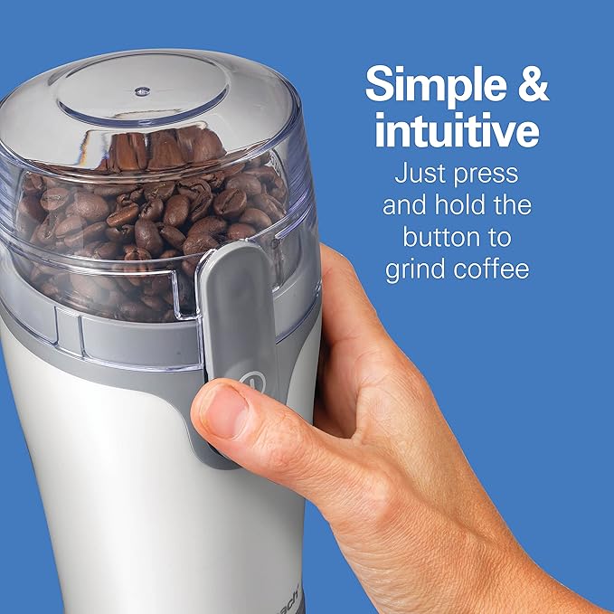 Molinillo de café eléctrico Hamilton Beach Fresh Grind para granos, es...