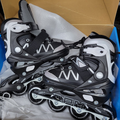 2PM SPORTS Patines en línea ajustables para niñas con ruedas de luz co...