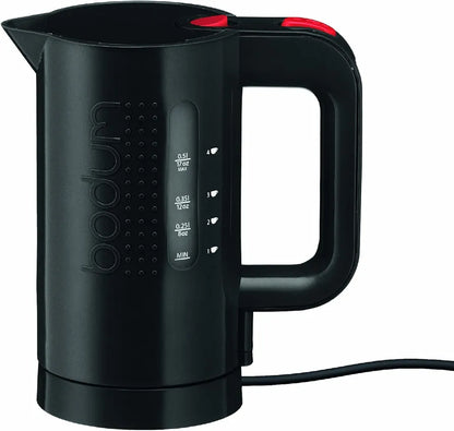 Bodum Bistro Hervidor de agua eléctrico, Plástico, 17 onzas, medio lit...
