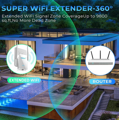Extensor de señal WiFi de lanzamiento 2023 para el hogar, alcance ...