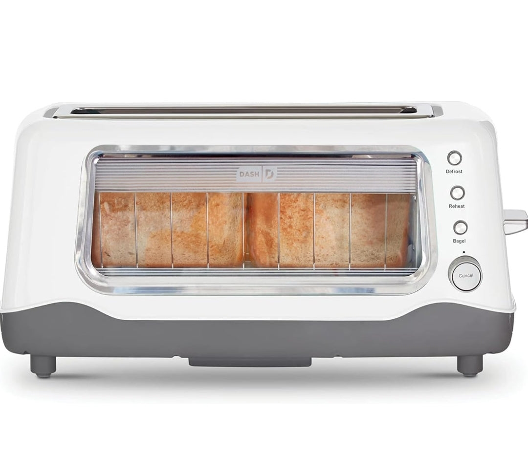Tostadora con ventana lateral Dash