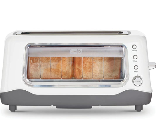 Tostadora con ventana lateral Dash