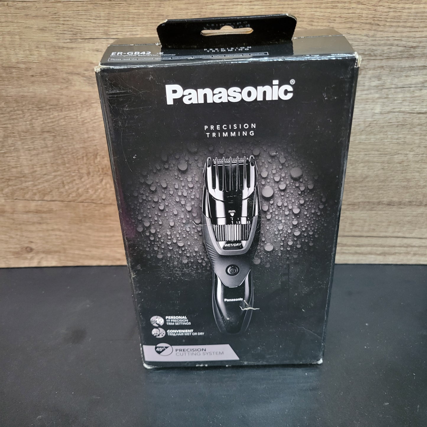 Panasonic Recortadora de barba inalámbrica para hombre con dial de pre...
