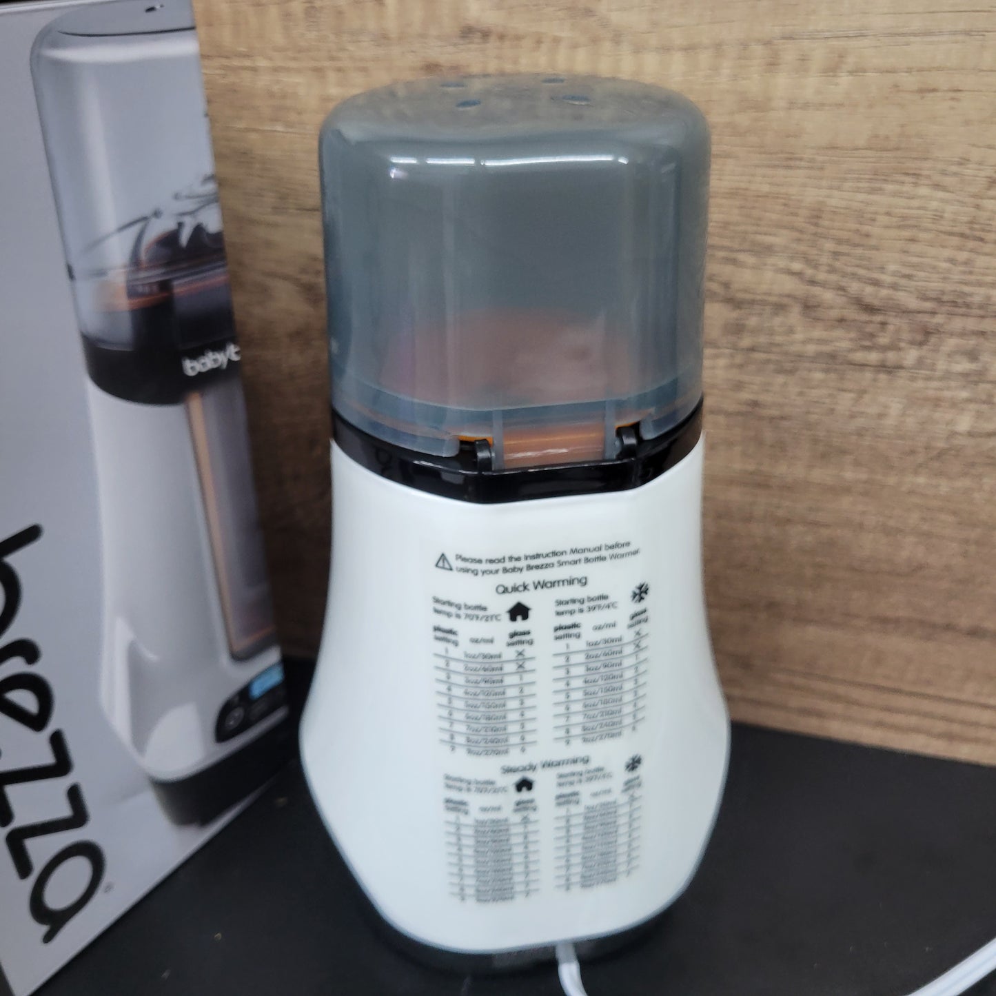 Baby Brezza Calentador inteligente de biberones, calentador de leche m...
