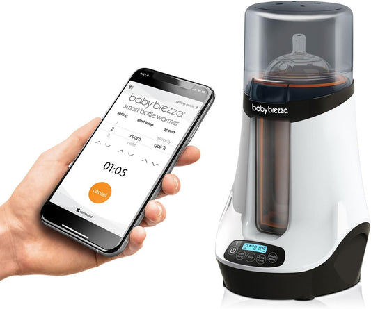 Baby Brezza Calentador inteligente de biberones, calentador de leche m...