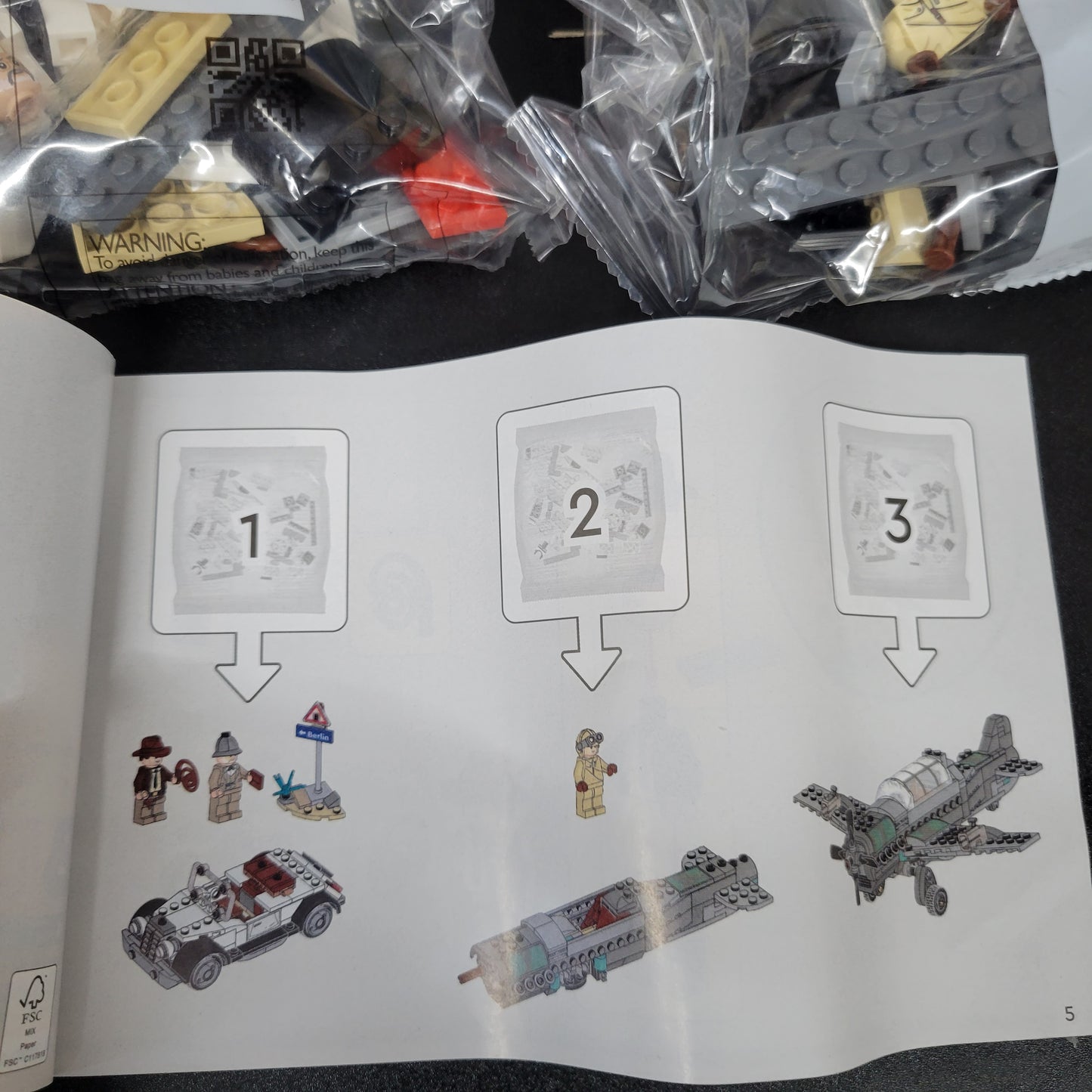 LEGO Indiana Jones and the Last Crusade Fighter Plane Chase 77012 - Ju...