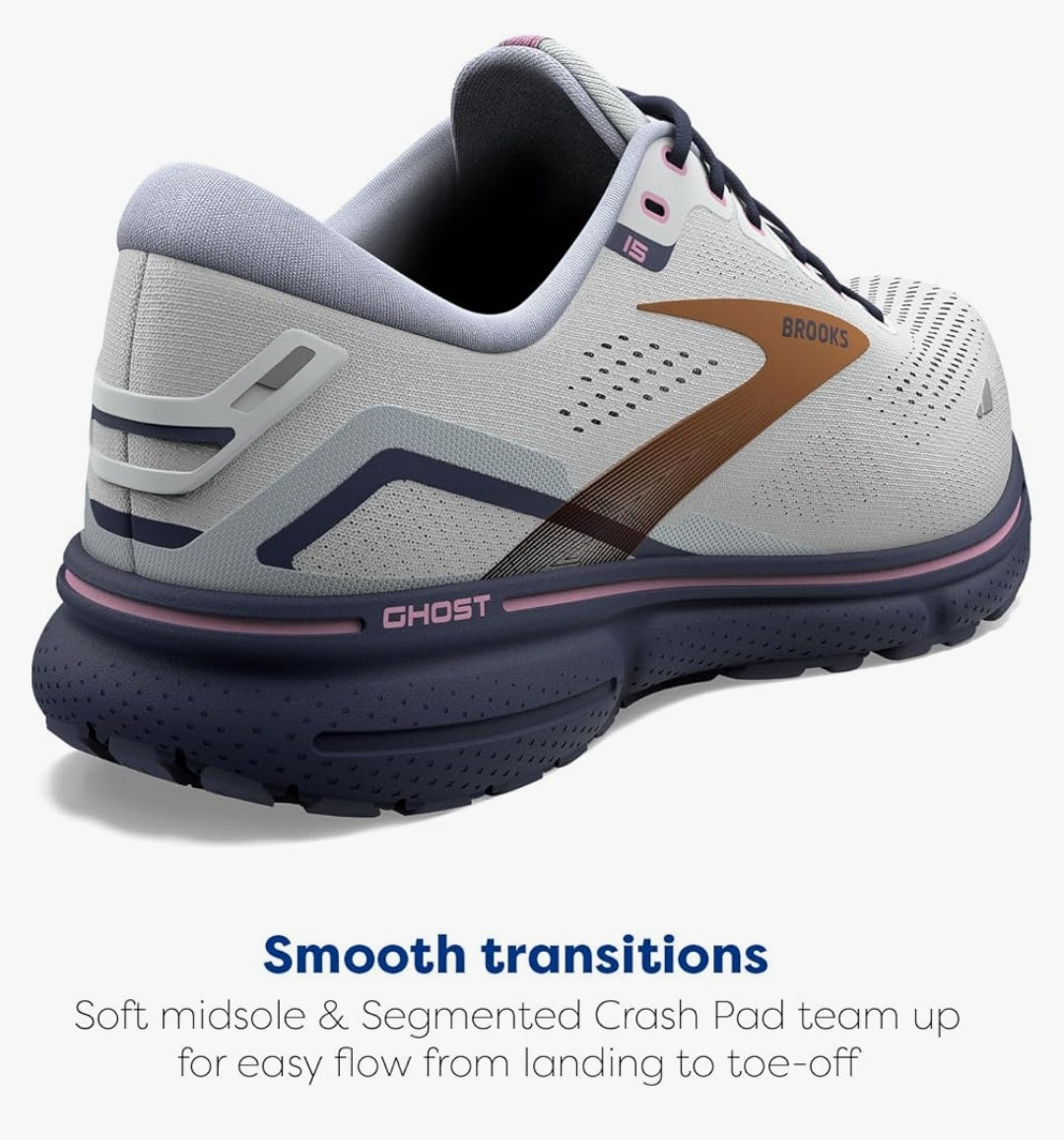 Brooks, Ghost 15 Neutral - Tenis de correr para mujer