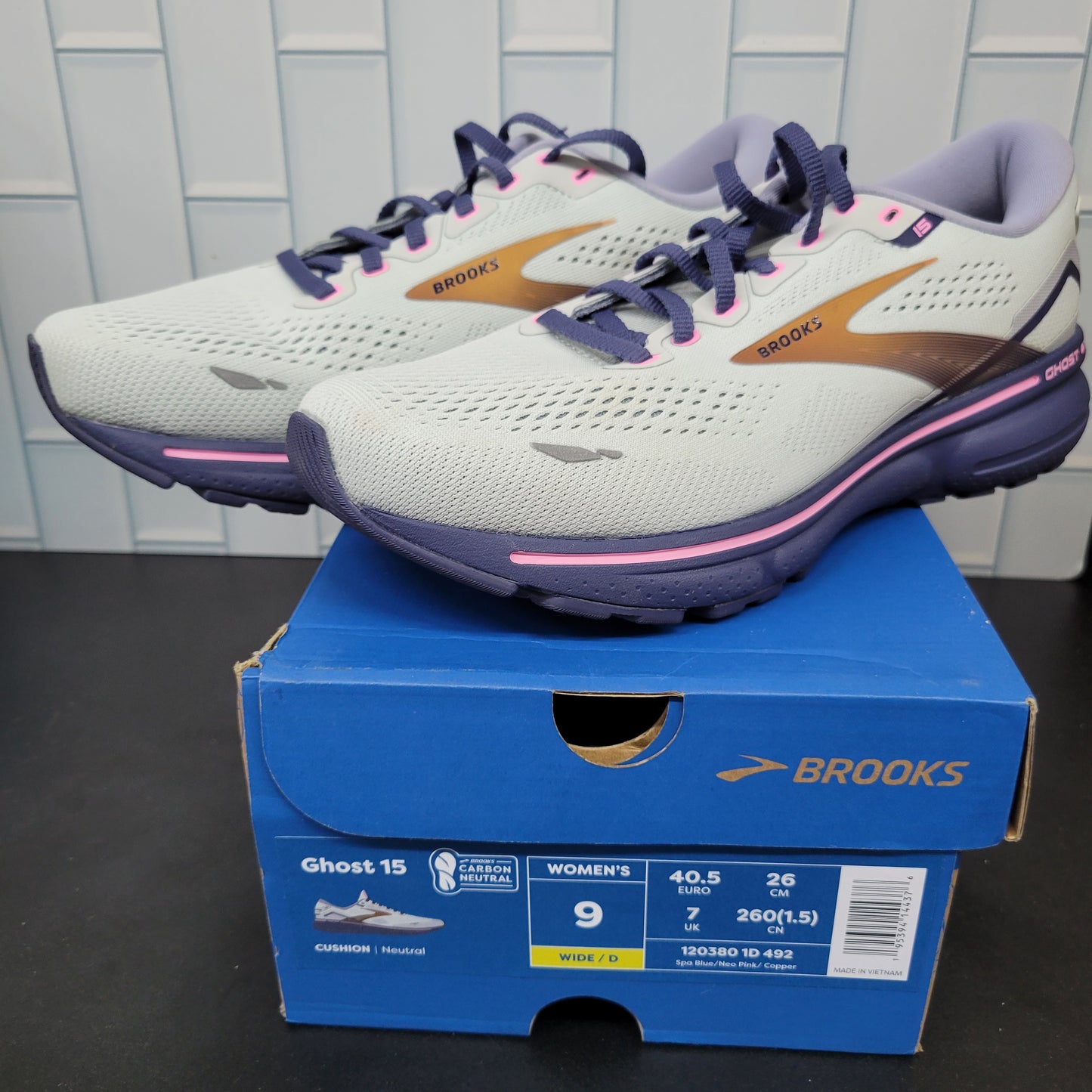 Brooks, Ghost 15 Neutral - Tenis de correr para mujer