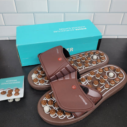 BYRIVER Acupresión Masaje de pies Zapatillas Zapatos Sandalias Estera,...