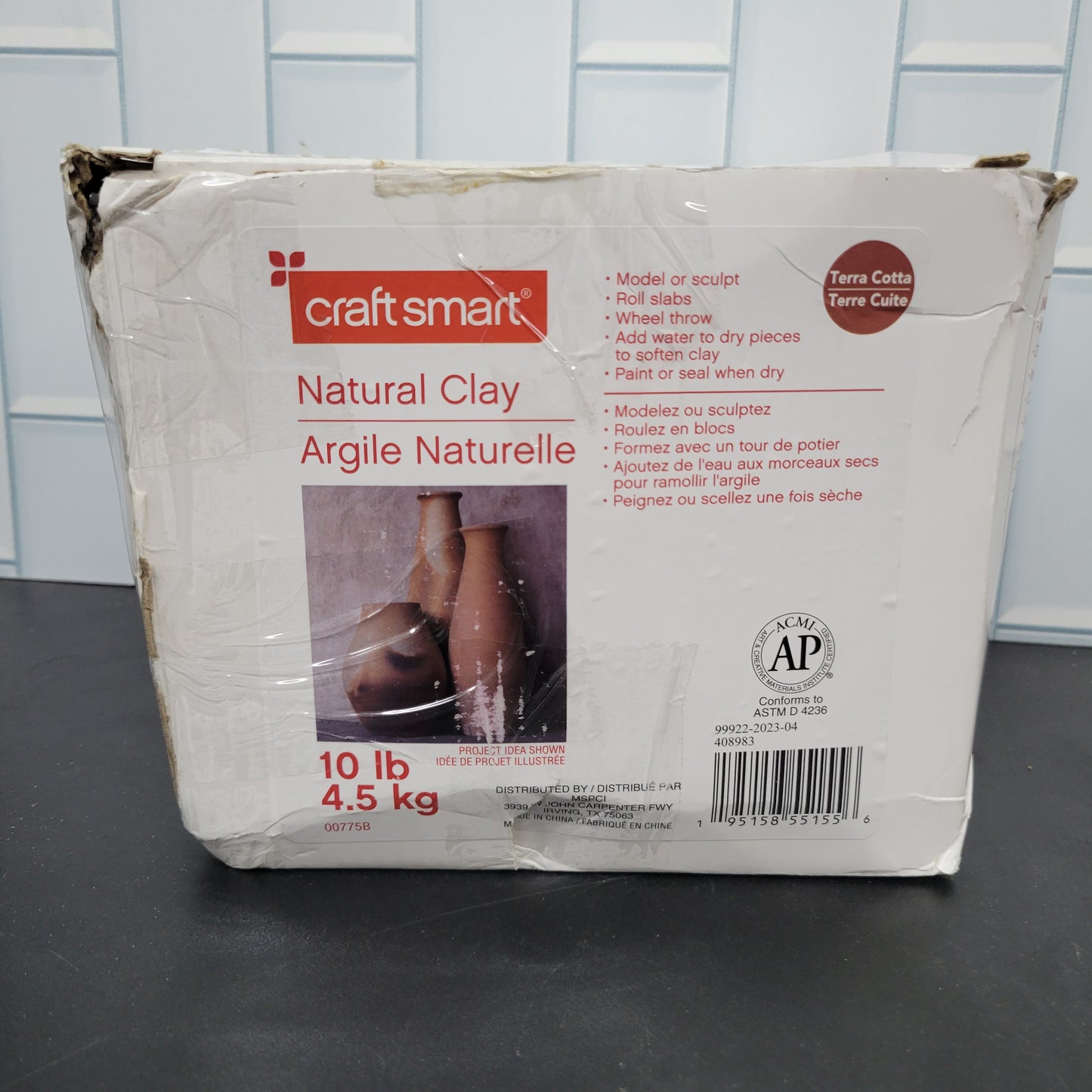 Arcilla natural seca al aire por Craft Smart - Arcilla no tóxica para ...