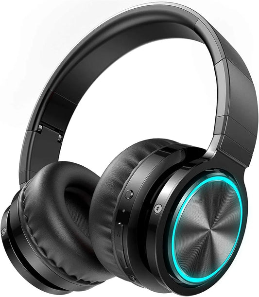 Picun Auriculares inalámbricos B12, sonido estéreo HD sobre la oreja c...