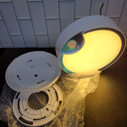 TOOWELL Luz con sensor de movimiento para interiores, funciona con pil...