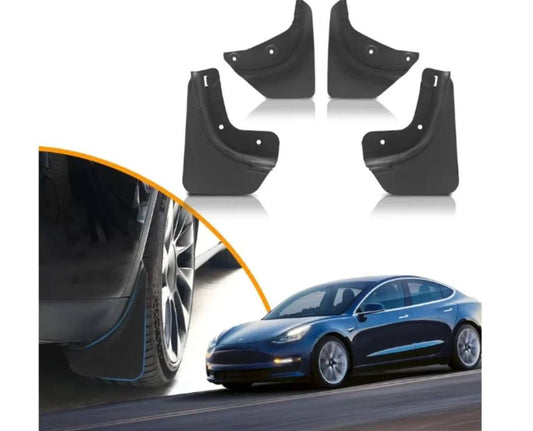 solapas 4 unidades de barro para Tesla Modelo Y – Protectores contra salpicadur...