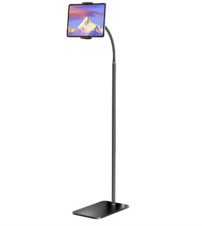 Soporte para iPad, soporte ajustable de metal para tablet con cuello d...