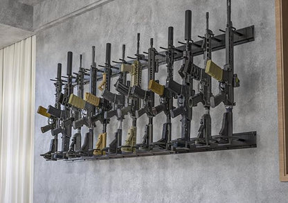Heavy Duty Steel Adjustable Indoor Wall Mount or Hook Rifle Holder