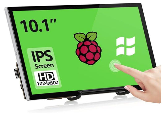 Pantalla Raspberry Pi, monitor de pantalla táctil de 10.1 pulgadas, mo...
