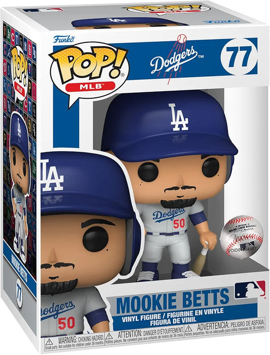 Funko Pop! MLB: Dodgers - Mookie Betts (Alternate Jersey), Multico...
