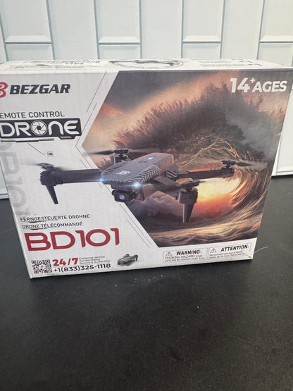 BEZGAR BD101 Drone con cámara 1080P para adultos y niños - Mini cuadri...