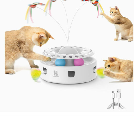 Juguete interactivo para gatos, juguetes automáticos para gatos de int...