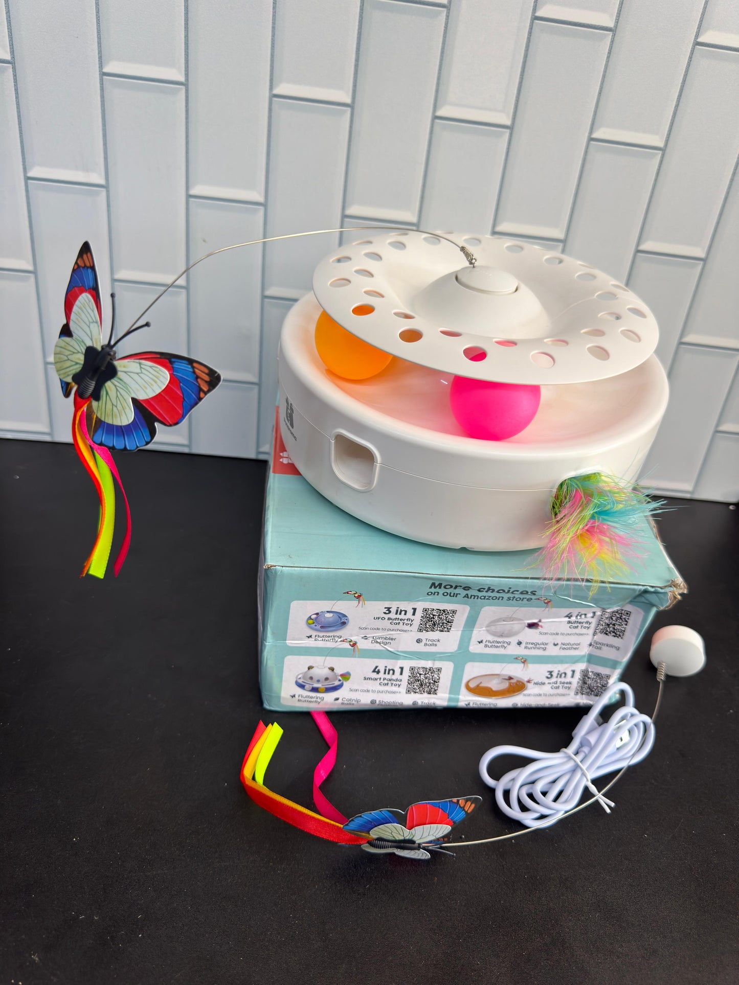 Juguete interactivo para gatos, juguetes automáticos para gatos de int...