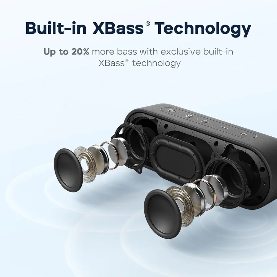 Tribit XSound Go Altavoz Bluetooth portátil, 12 W altavoz inalámbrico ...