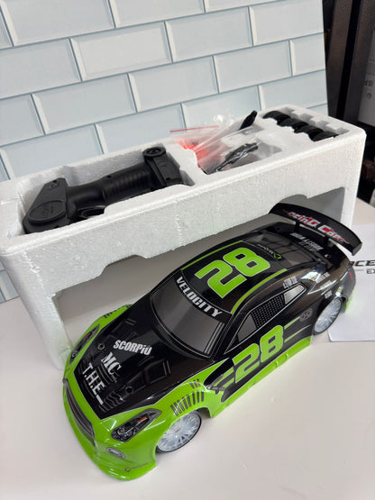RACENT 2.4GHz 4WD 25KPH de alta velocidad RC Drift Car con luces LED, ...