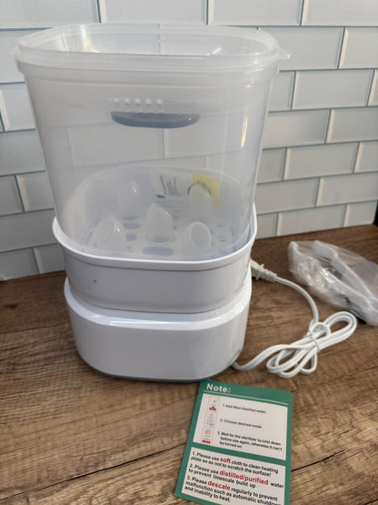 GROWNSY Baby Bottle Sterilizer and Dryer, Electric Baby Bottle Sterilizer...