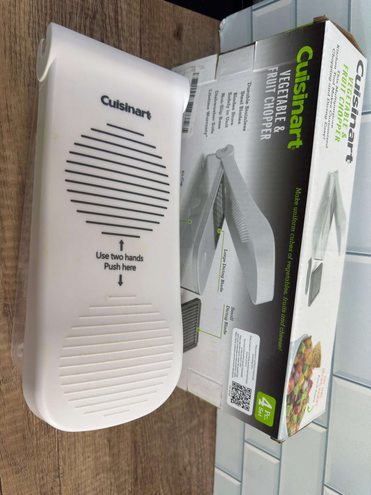 Cuisinart CTG-00-BXCHP6 Picador de verduras y frutas, blanco