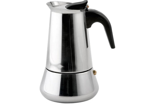 Cafetera italiana de acero inoxidable para estufa, cafetera italiana c...