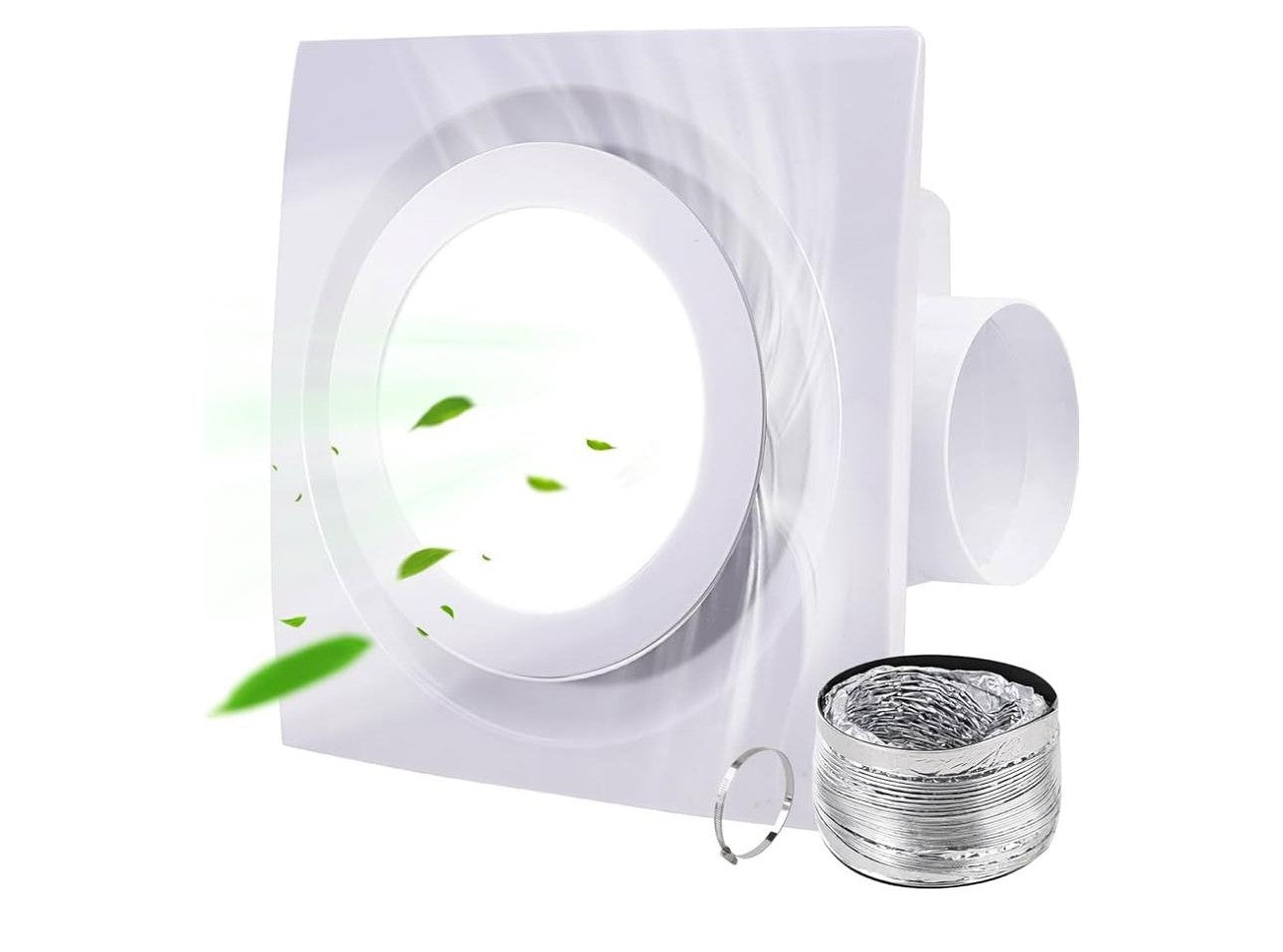 FEITON Bathroom Fan with Light, Exhaust Fan for Wall Mounted...