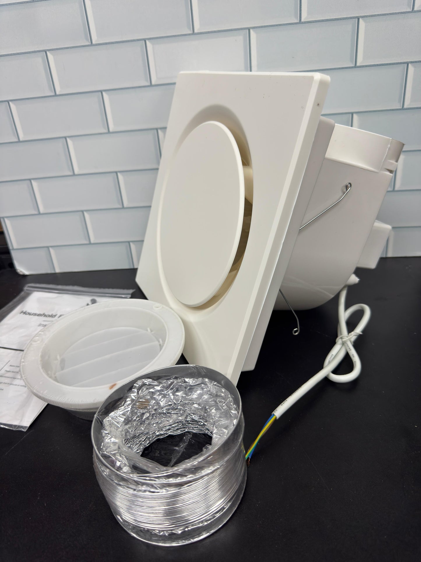 FEITON Bathroom Fan with Light, Exhaust Fan for Wall Mounted...