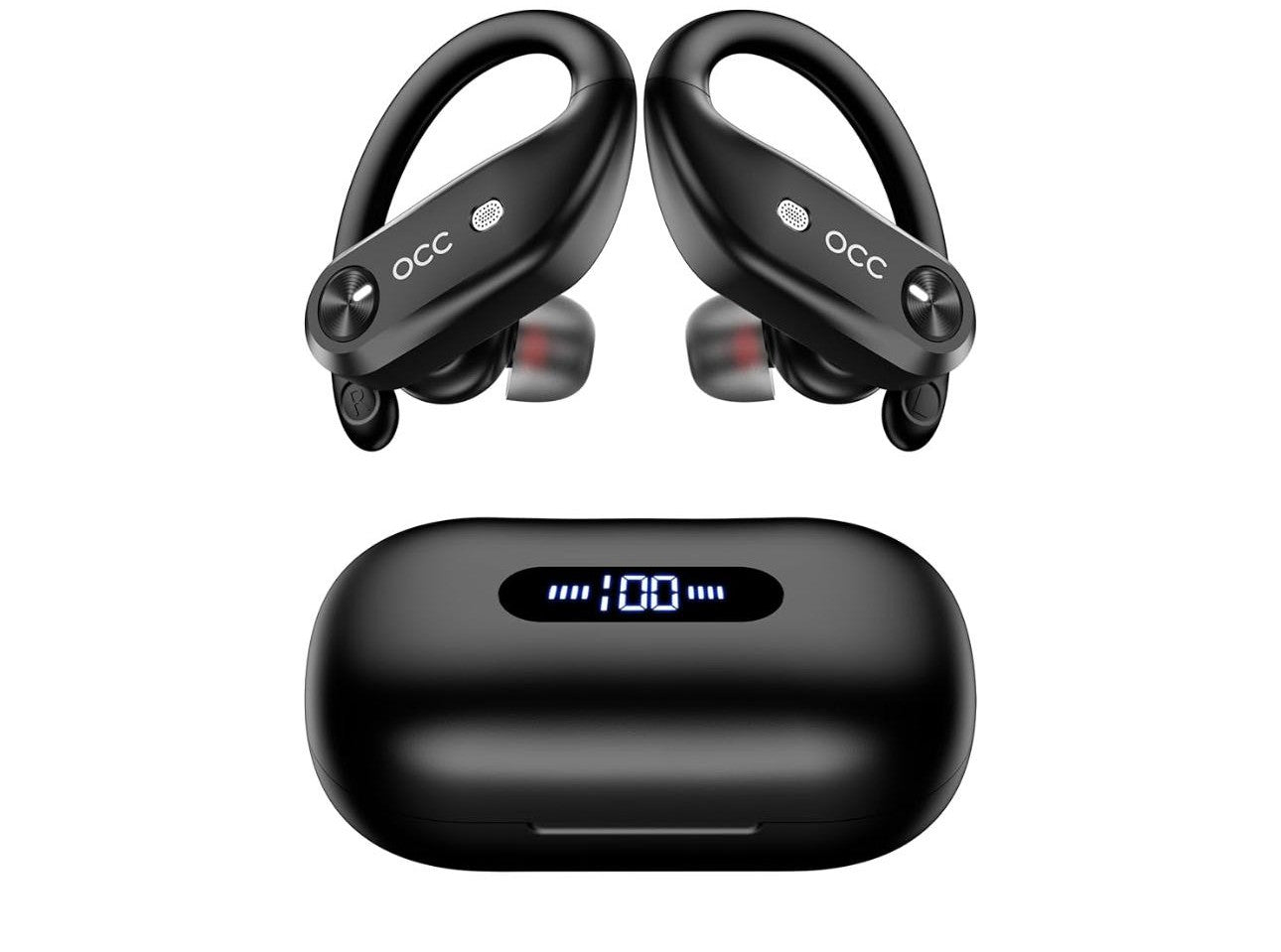 occiam Auriculares inalámbricos Bluetooth deportivos con reproducción ...
