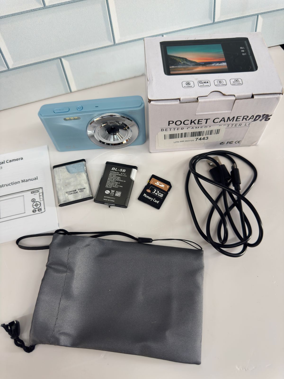 Cámara digital, FHD 4K 44MP Cámara de video para niños con tarjeta SD ...