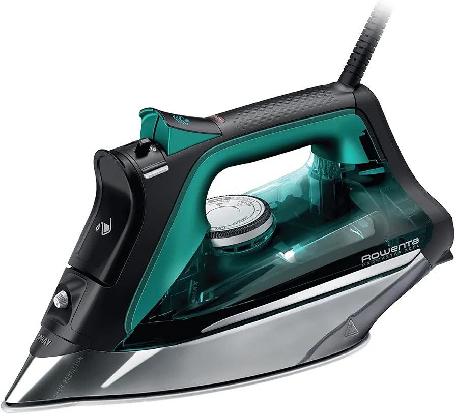 Rowenta, Plancha de vapor Pro Master de acero inoxidable para ropa, 7.41 oz/min.