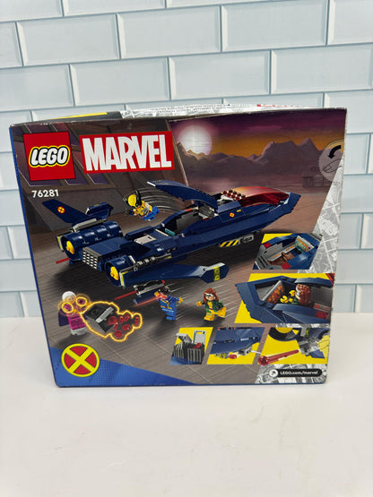 LEGO 76281 Marvel X-Jet X-Men - Construcción de avión de juguete con m...