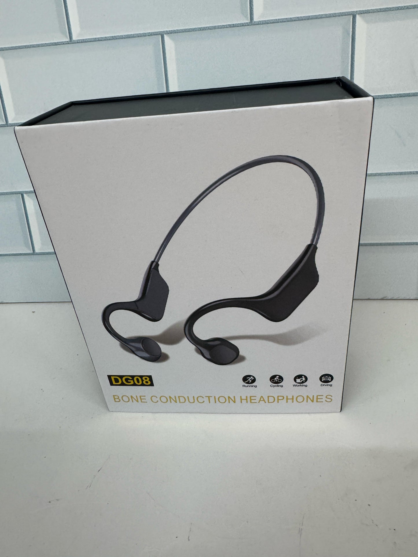Auriculares de conducción ósea, Bluetooth 5.3, inalámbricos, con micró...