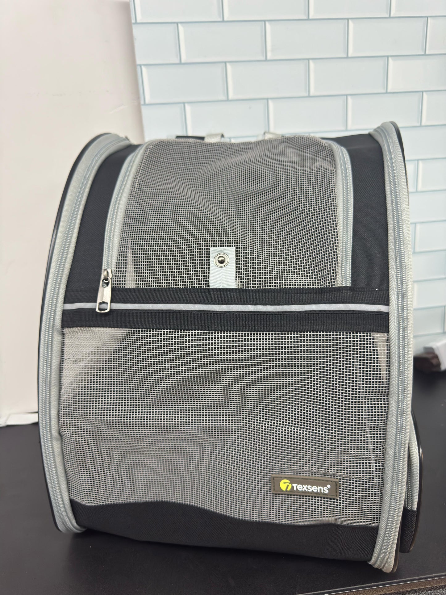 Texsens Innovadora mochila de burbujas Traveler para gatos y perros (n...