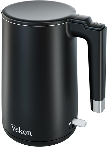 Veken - Hervidor de té eléctrico, interior de acero inoxidable 304 de ...