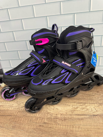 2PM SPORTS Vinal - Patines en línea ajustables para niñas con ruedas i...