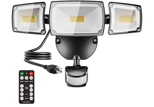 USTELLAR Luces de seguridad con sensor de movimiento enchufables de 55...